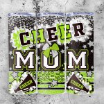 Tumbler Cup 20oz - apfelgrün - "Cheer MOM"